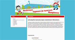 Desktop Screenshot of liikuntapolku.kuopio.fi