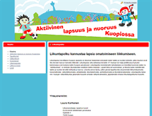 Tablet Screenshot of liikuntapolku.kuopio.fi