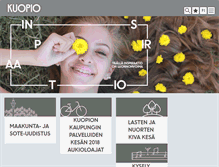 Tablet Screenshot of kuopio.fi
